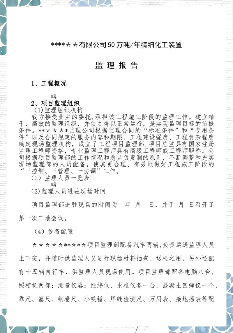 监理报告